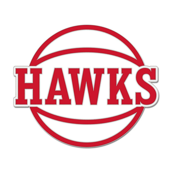Atlanta Hawks Collector Enamel Pin Jewelry Card