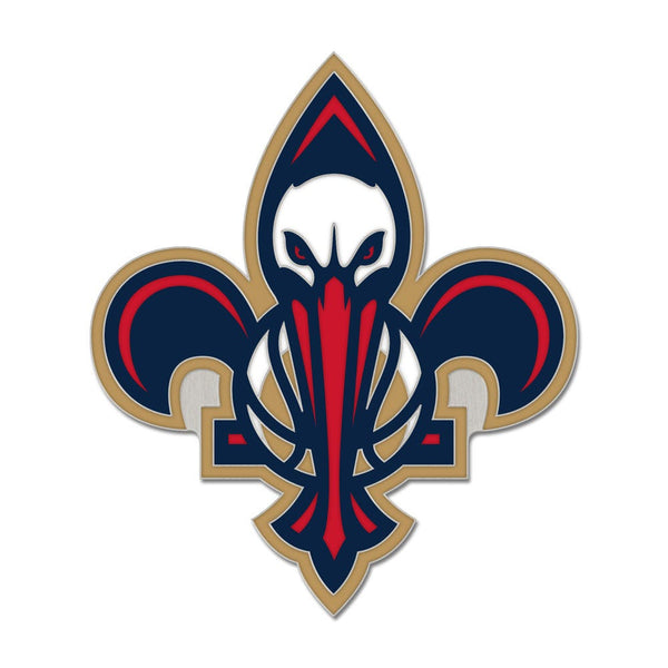 New Orleans Pelicans Collector Enamel Pin Jewelry Card