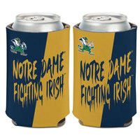 Wholesale-Notre Dame Fighting Irish Word Split Can Cooler 12 oz.