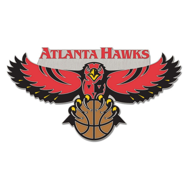 Atlanta Hawks / Hardwoods Collector Enamel Pin Jewelry Card