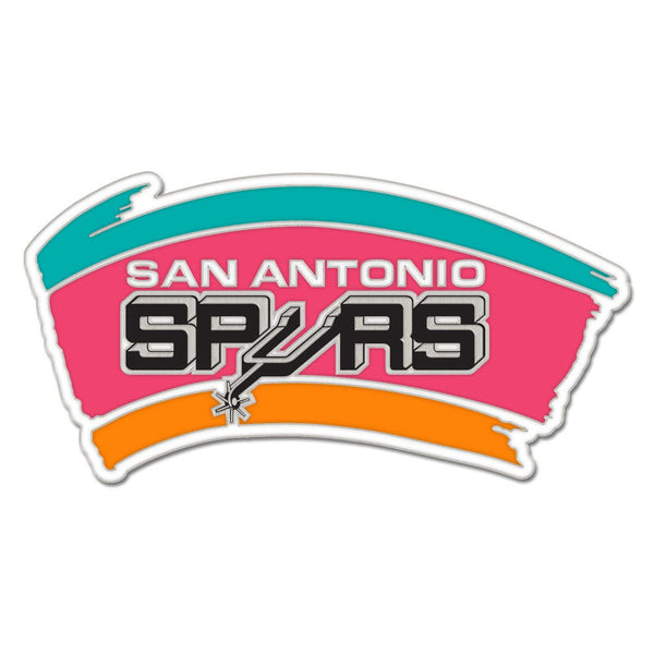 San Antonio Spurs / Hardwoods Collector Enamel Pin Jewelry Card