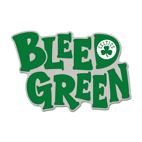 Boston Celtics slogan Collector Enamel Pin Jewelry Card