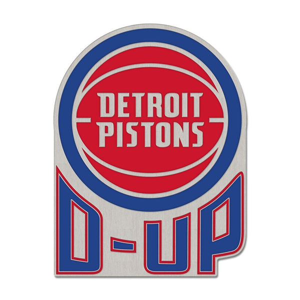 Detroit Pistons slogan Collector Enamel Pin Jewelry Card