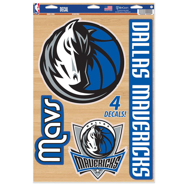 Dallas Mavericks Multi-Use Decal 11" x 17"