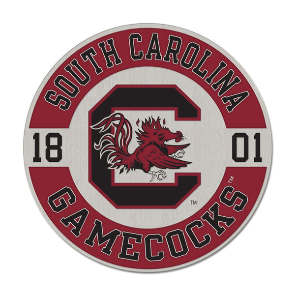 South Carolina Gamecocks Collector Enamel Pin Jewelry Card