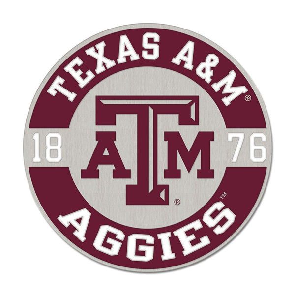 Texas A&M Aggies Collector Enamel Pin Jewelry Card