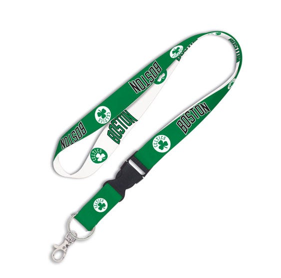 Boston Celtics Lanyard w/detachable buckle 1"