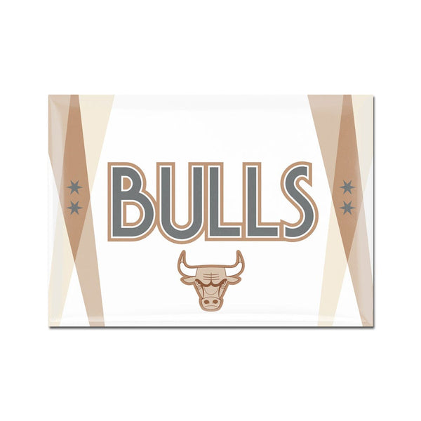 Chicago Bulls / City Edition Metal Magnet 2.5" x 3.5"