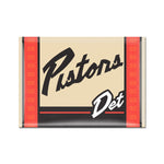 Detroit Pistons / City Edition Metal Magnet 2.5" x 3.5"