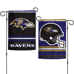 Baltimore Ravens Garden Flags 2 sided 12.5" x 18"