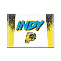 Indiana Pacers / City Edition Metal Magnet 2.5" x 3.5"