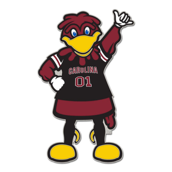 South Carolina Gamecocks Mascot Collector Enamel Pin Jewelry Card