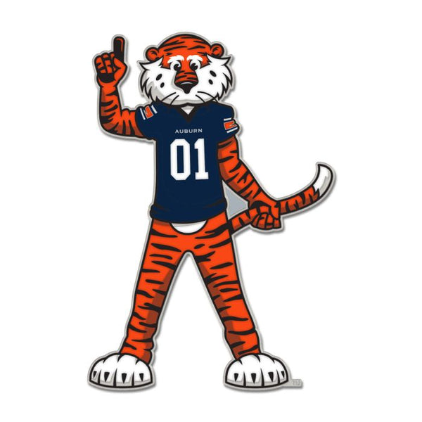 Wholesale-Auburn Tigers MASCOT Collector Enamel Pin Jewelry Card