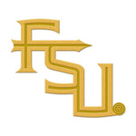 Wholesale-Florida State Seminoles GOLD Collector Enamel Pin Jewelry Card