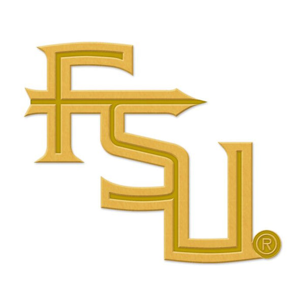 Wholesale-Florida State Seminoles GOLD Collector Enamel Pin Jewelry Card