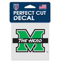 Marshall Thundering Herd Perfect Cut Color Decal 4" x 4"