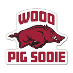 Arkansas Razorbacks SLOGAN Collector Enamel Pin Jewelry Card