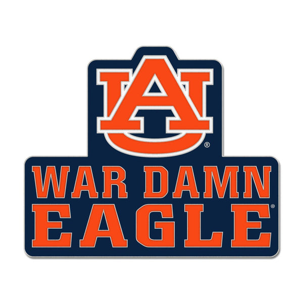 Auburn Tigers SLOGAN Collector Enamel Pin Jewelry Card