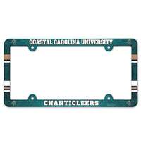 Coastal Carolina Chanticleers Lic Plate Frame Full Color
