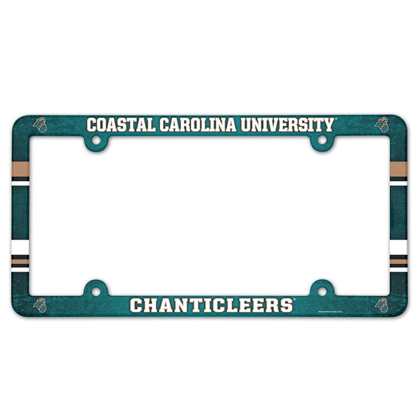 Coastal Carolina Chanticleers Lic Plate Frame Full Color