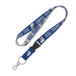 Wholesale-Angelo State Rams HEATHERED Lanyard w/detachable buckle 1"