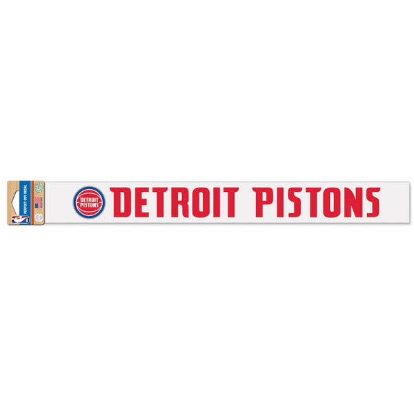 Detroit Pistons Perfect Cut Decals 2" x 17"