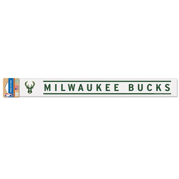 Milwaukee Bucks Perfect Cut Decals 2" x 17"