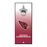 Arizona Cardinals Bottle Opener Sign 5x11