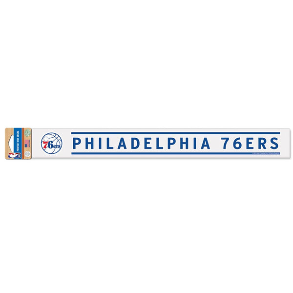 Philadelphia 76ers Perfect Cut Decals 2" x 17"