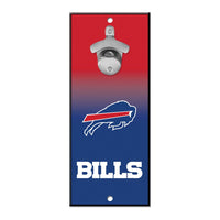 Buffalo Bills Bottle Opener Sign 5x11