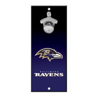 Baltimore Ravens Bottle Opener Sign 5x11