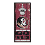 Florida State Seminoles Bottle Opener Sign 5x11