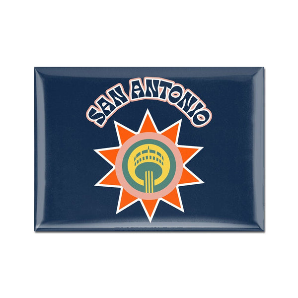 San Antonio Spurs / City Edition Metal Magnet 2.5" x 3.5"