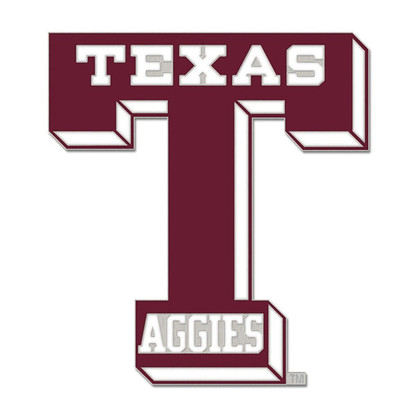Texas A&M Aggies /College Vault Collector Enamel Pin Jewelry Card