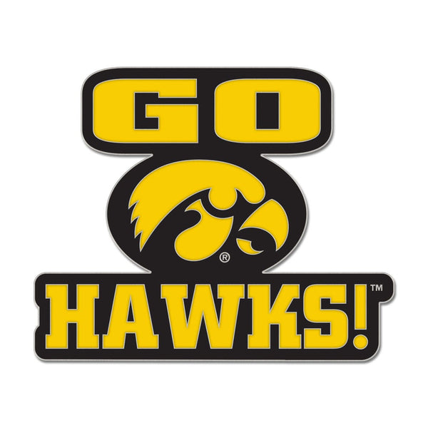 Iowa Hawkeyes Collector Enamel Pin Jewelry Card