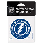 Tampa Bay Lightning Round Perfect Cut Color Decal 4" x 4"