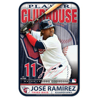 Cleveland Guardians Plastic Sign 11" x 17" Jose Ramirez