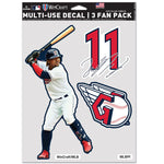 Cleveland Guardians PLAYERS CHOICE DIAMOND CLUB(R) Multi Use 3 Fan Pack Jose Ramirez