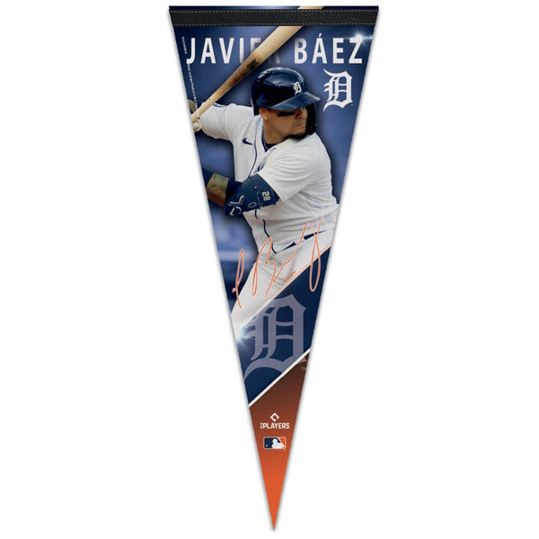 Detroit Tigers PLAYERS CHOICE DIAMOND CLUB(R) Premium Pennant 12" x 30" Javier Baez