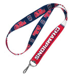 Wholesale-NCAA Men's CWS Champions Ole Miss Rebels MEN'S COLLEGE WORLD SERIES CH Lanyard 1"