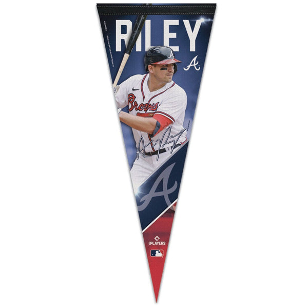 Atlanta Braves PLAYERS CHOICE DIAMOND CLUB(R) Premium Pennant 12" x 30" Austin Riley