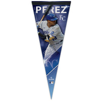 Kansas City Royals PLAYERS CHOICE DIAMOND CLUB(R) Premium Pennant 12" x 30" Salvador Perez