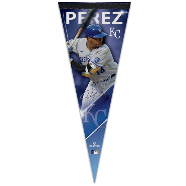 Kansas City Royals PLAYERS CHOICE DIAMOND CLUB(R) Premium Pennant 12" x 30" Salvador Perez