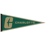 Wholesale-Charlotte Forty-Niners Classic Pennant, carded 12" x 30"