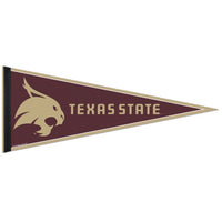 Wholesale-Texas State Bobcats Classic Pennant, carded 12" x 30"