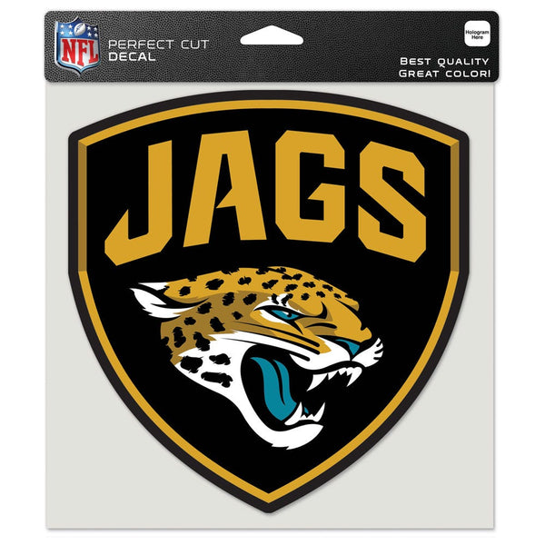 Jacksonville Jaguars Secondary Logo Perfect Cut Color Decal 8" x 8"