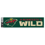 Minnesota Wild Bumper Strip 3" x 12"