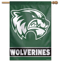 Wholesale-Utah Valley Wolverines Vertical Flag 28" x 40"