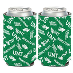 North Texas Mean Green SCATTERPRINT Can Cooler 12 oz.
