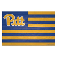 Wholesale-Pittsburgh Panthers AMERICANA Wood Sign 11" x 17" 1/4" thick